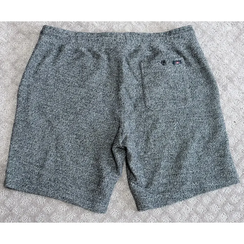 Faherty Knit Terry Shorts Men XL Freeport Sweatshort Marled Drawstring Texture